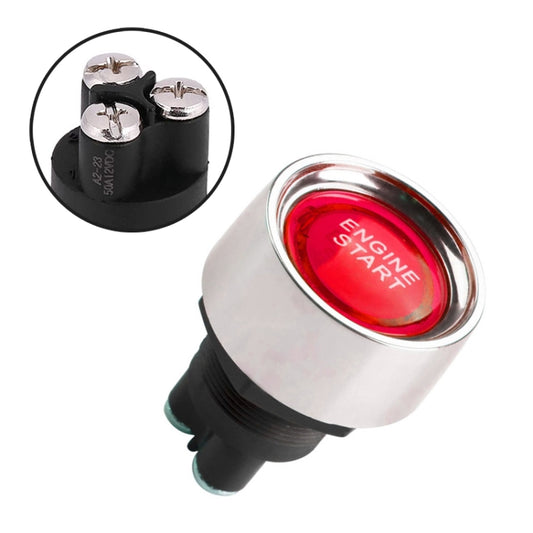 Red Light Push Start Ignition Switch for Racing Sport (DC 12V)(Red) - Car Switches by PMC Jewellery | Online Shopping South Africa | PMC Jewellery