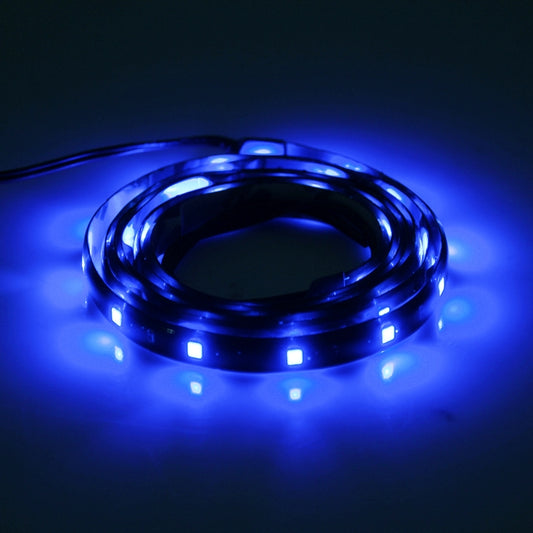 10 PCS 60cm 30 LED Waterproof Flexible Car Strip Light, DC 12V(Blue Light) - Decorative Lights by PMC Jewellery | Online Shopping South Africa | PMC Jewellery | Buy Now Pay Later Mobicred