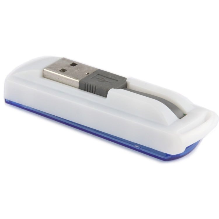 20 PCS USB 2.0 Multi Card Reader, Support SD / MMC, MS, TF, M2 Card, Random Color Delivery - free shipping - PMC Jewellery - Order now!