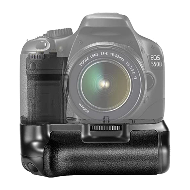 Battery Grip for Canon EOS 550D with Two Battery Holder - free shipping - PMC TechLife - Order now!