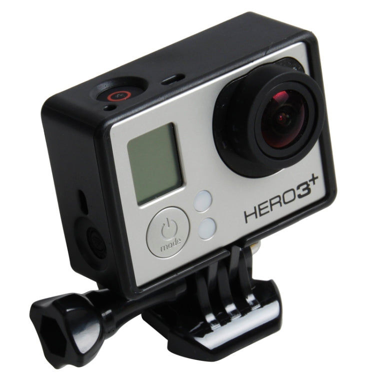 TMC High Quality Tripod Cradle Frame Mount Housing for GoPro HERO4 /3+ /3, HR191(Black) - Protective Frame by TMC | Online Shopping South Africa | PMC Jewellery | Buy Now Pay Later Mobicred