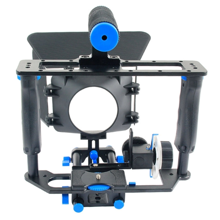 YELANGU YLG1103A-B Large Handle Video Camera Cage Stabilizer + Matte Box Kit for DSLR Camera / Video Camera - free shipping - PMC TechLife - Order now!
