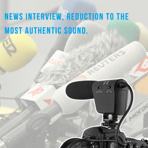 DEBO YS-8 Professional Photography Interview Dedicated Microphone for DSLR & DV Camcorder - Camera Microphone by DEBO | Online Shopping South Africa | PMC Jewellery | Buy Now Pay Later Mobicred