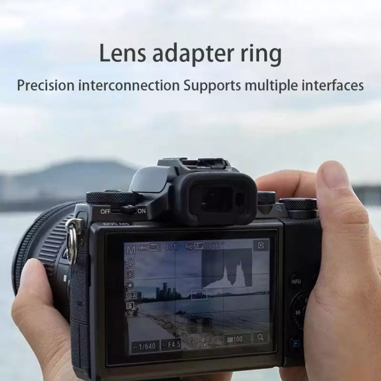 CY Lens to EOS M Lens Mount Stepping Ring(Black) - free shipping - PMC TechLife - Order now!