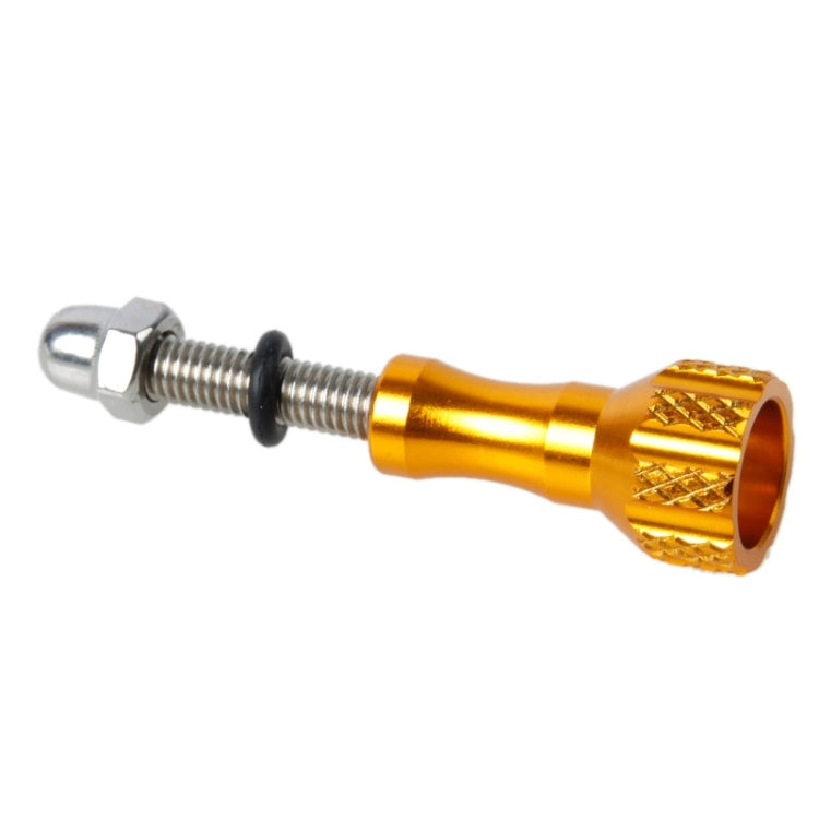TMC Aluminum Thumb Knob Stainless Bolt Screw GoPro Hero12 Black / Hero11 /10 /9 /8 /7 /6 /5, Insta360 Ace / Ace Pro, DJI Osmo Action 4 and Other Action Cameras, Length: 5.8cm(Gold) - Screws by TMC | Online Shopping South Africa | PMC Jewellery | Buy Now Pay Later Mobicred
