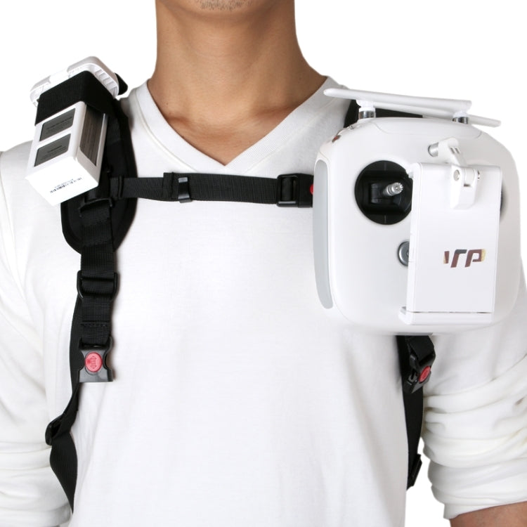 Shoulder Backpack Carry Case Multipurpose Bag Neck Strap Belt for Dji Phantom 3 / 2 / 1 / Vision+, Carry Available for Quadcopter, Remote Controller, Battery, Propellers(Black) -  by PMC Jewellery | Online Shopping South Africa | PMC Jewellery | Buy Now Pay Later Mobicred