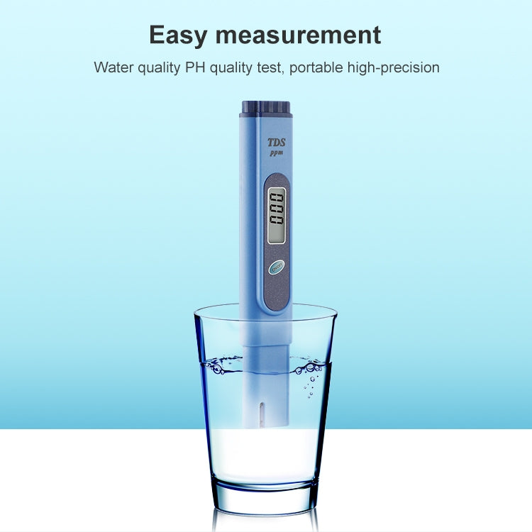 TDS-139 TDS Testers(Blue) - Air & Water Quality Tester by PMC TechLife | Online Shopping South Africa | PMC TechLife | Buy Now Pay Later Mobicred