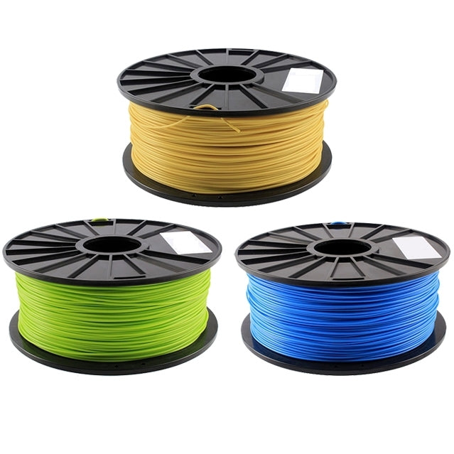ABS 1.75 mm Luminous 3D Printer Filaments, about 395m(Yellow) - Consumables by PMC TechLife | Online Shopping South Africa | PMC TechLife | Buy Now Pay Later Mobicred