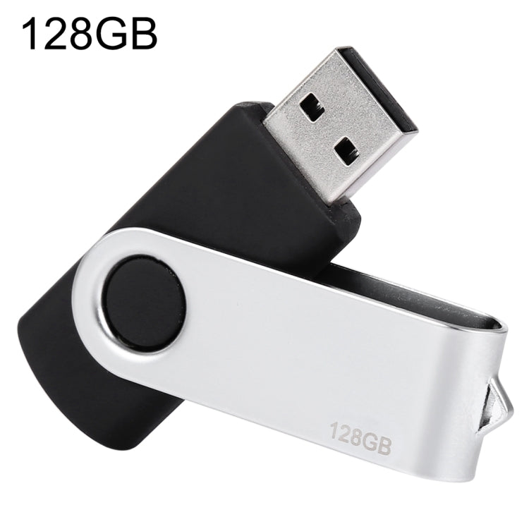 128GB Twister USB 2.0 Flash Disk(Black) - USB Flash Drives by PMC Jewellery | Online Shopping South Africa | PMC Jewellery | Buy Now Pay Later Mobicred