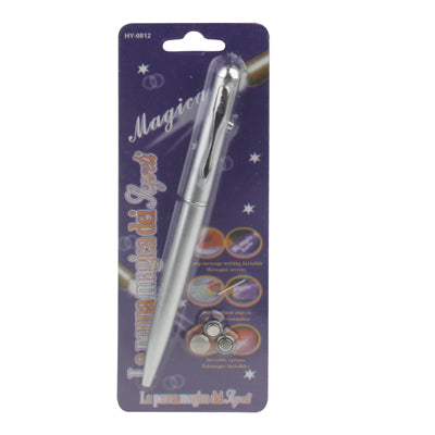 Magic Trick - Invisible Ink UV Light Pen(Silver) -  by PMC Jewellery | Online Shopping South Africa | PMC Jewellery