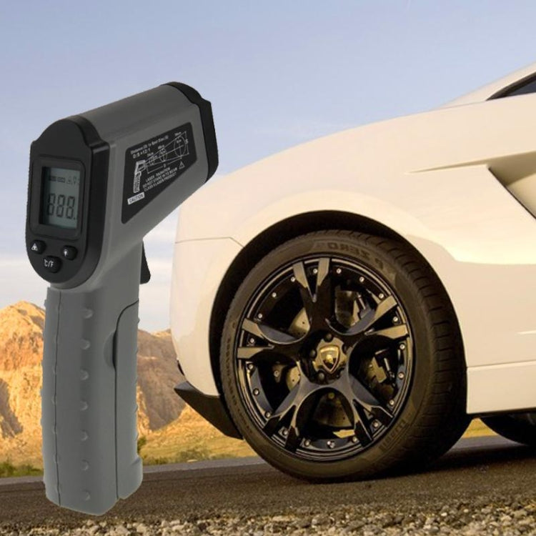 DT-8500 LCD Digital Infrared Thermometer, Temperature Range: -50-500 Celsius Degree(Grey) - Digital Thermometer by PMC TechLife | Online Shopping South Africa | PMC TechLife