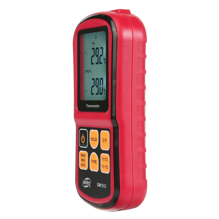 BENETECH GM1312 2.4 inch LCD Screen Thermocouple Thermometer Measure J,K,T,E,N and R Type, Measure Range: -50~300C - Thermostat & Thermometer by BENETECH | Online Shopping South Africa | PMC Jewellery | Buy Now Pay Later Mobicred