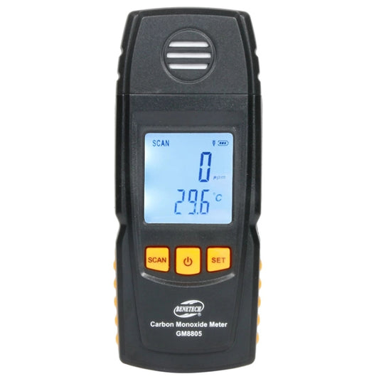 BENETECH GM8805 LCD Display Handheld Carbon Monoxide CO Monitor Detector Meter Tester, Measure Range: 0-1000ppm(Black) - Gas Monitor by BENETECH | Online Shopping South Africa | PMC Jewellery