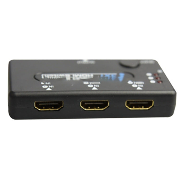 3 Port Amplifier 1080P HDMI Switch, 1.3 Version, with Remote Controller(Black) - Switch by PMC TechLife | Online Shopping South Africa | PMC TechLife | Buy Now Pay Later Mobicred