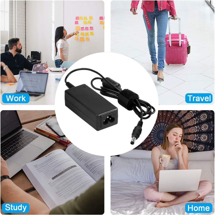EU Plug AC Adapter 20V 2A 40W for LG Laptop, Output Tips: 5.5x2.5mm(Black) - Universal Power Adapter by PMC TechLife | Online Shopping South Africa | PMC TechLife | Buy Now Pay Later Mobicred