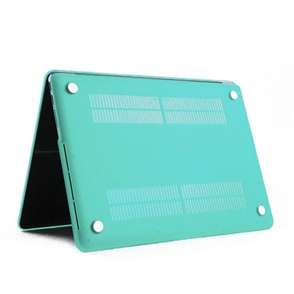 ENKAY for MacBook Pro Retina 15.4 inch (US Version) / A1398 4 in 1 Frosted Hard Shell Plastic Protective Case with Screen Protector & Keyboard Guard & Anti-dust Plugs(Green) - MacBook Pro Cases by ENKAY | Online Shopping South Africa | PMC Jewellery | Buy Now Pay Later Mobicred