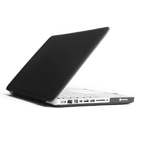 ENKAY for MacBook Pro 13.3 inch (US Version) / A1278 4 in 1 Frosted Hard Shell Plastic Protective Case with Screen Protector & Keyboard Guard & Anti-dust Plugs(Black) - MacBook Pro Cases by ENKAY | Online Shopping South Africa | PMC Jewellery | Buy Now Pay Later Mobicred