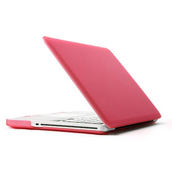 ENKAY for MacBook Pro 15.4 inch (US Version) / A1286 4 in 1 Frosted Hard Shell Plastic Protective Case with Screen Protector & Keyboard Guard & Anti-dust Plugs(Pink) - MacBook Pro Cases by ENKAY | Online Shopping South Africa | PMC Jewellery | Buy Now Pay Later Mobicred