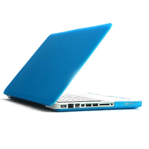 ENKAY for MacBook Pro 15.4 inch (US Version) / A1286 4 in 1 Frosted Hard Shell Plastic Protective Case with Screen Protector & Keyboard Guard & Anti-dust Plugs(Blue) - MacBook Pro Cases by ENKAY | Online Shopping South Africa | PMC Jewellery | Buy Now Pay Later Mobicred