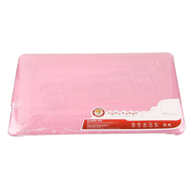 ENKAY for Macbook Pro Retina 15.4 inch (US Version) / A1398 Hat-Prince 3 in 1 Crystal Hard Shell Plastic Protective Case with Keyboard Guard & Port Dust Plug(Pink) - MacBook Pro Cases by ENKAY | Online Shopping South Africa | PMC Jewellery | Buy Now Pay Later Mobicred