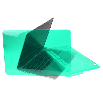 ENKAY for Macbook Pro Retina 15.4 inch (US Version) / A1398 Hat-Prince 3 in 1 Crystal Hard Shell Plastic Protective Case with Keyboard Guard & Port Dust Plug(Green) - MacBook Pro Cases by ENKAY | Online Shopping South Africa | PMC Jewellery | Buy Now Pay Later Mobicred