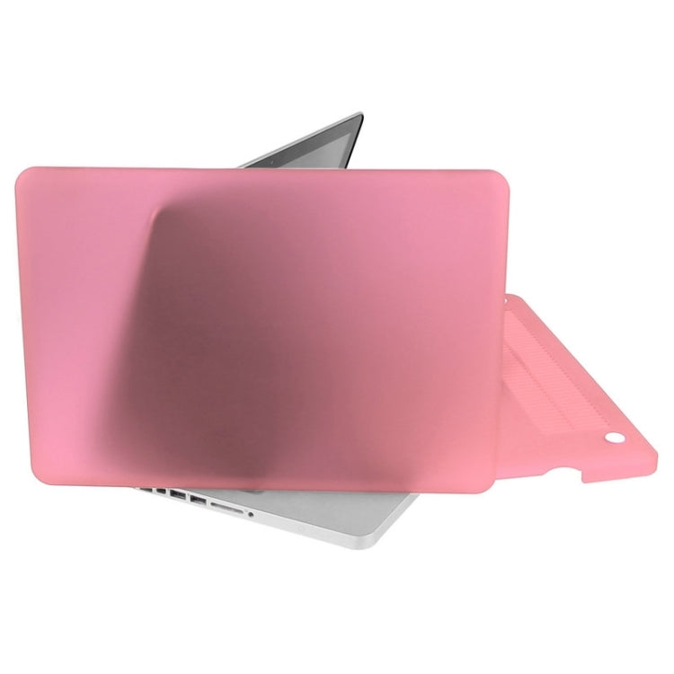 ENKAY for Macbook Pro 13.3 inch (US Version) / A1278 Hat-Prince 3 in 1 Frosted Hard Shell Plastic Protective Case with Keyboard Guard & Port Dust Plug(Pink) - MacBook Pro Cases by ENKAY | Online Shopping South Africa | PMC Jewellery | Buy Now Pay Later Mobicred