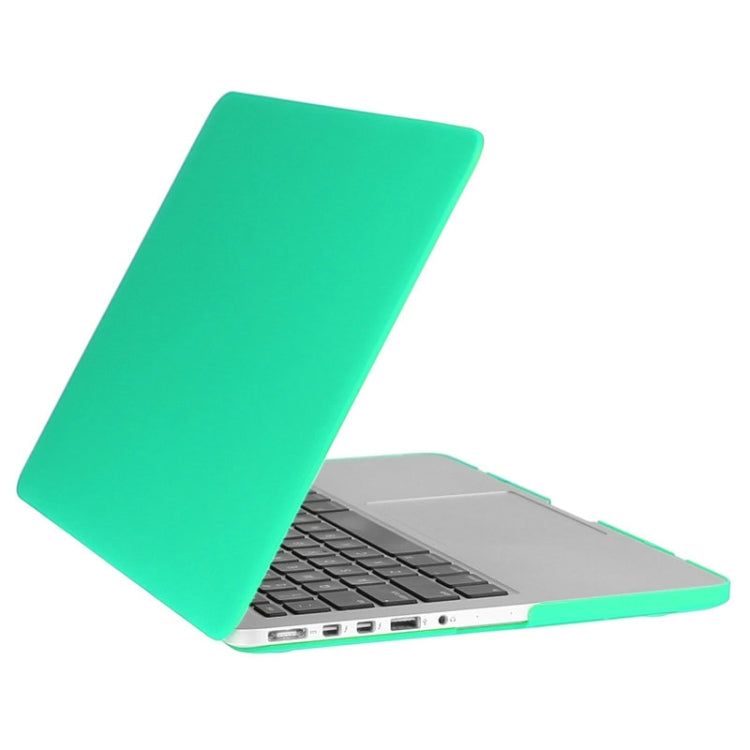 ENKAY for Macbook Pro Retina 13.3 inch (US Version) / A1425 / A1502 Hat-Prince 3 in 1 Frosted Hard Shell Plastic Protective Case with Keyboard Guard & Port Dust Plug(Green) - MacBook Pro Cases by ENKAY | Online Shopping South Africa | PMC Jewellery | Buy Now Pay Later Mobicred