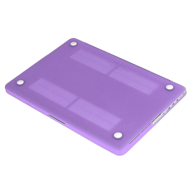 ENKAY for Macbook Pro Retina 13.3 inch (US Version) / A1425 / A1502 Hat-Prince 3 in 1 Frosted Hard Shell Plastic Protective Case with Keyboard Guard & Port Dust Plug(Purple) - MacBook Pro Cases by ENKAY | Online Shopping South Africa | PMC Jewellery | Buy Now Pay Later Mobicred