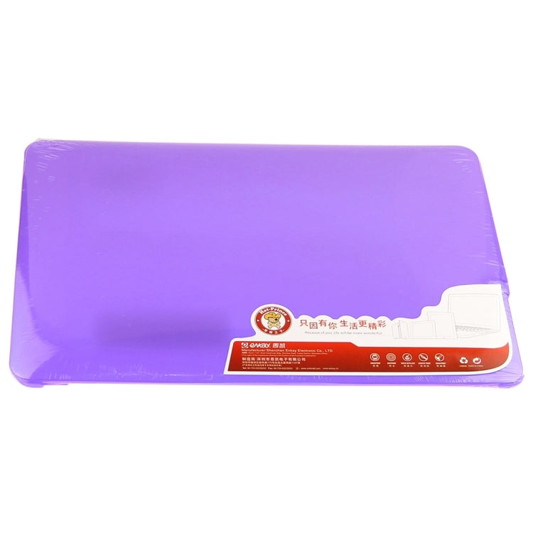 ENKAY for Macbook Pro Retina 13.3 inch (US Version) / A1425 / A1502 Hat-Prince 3 in 1 Frosted Hard Shell Plastic Protective Case with Keyboard Guard & Port Dust Plug(Purple) - MacBook Pro Cases by ENKAY | Online Shopping South Africa | PMC Jewellery | Buy Now Pay Later Mobicred