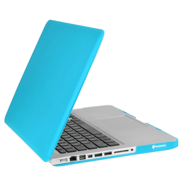 ENKAY for Macbook Pro 15.4 inch (US Version) / A1286 Hat-Prince 3 in 1 Frosted Hard Shell Plastic Protective Case with Keyboard Guard & Port Dust Plug(Blue) - MacBook Pro Cases by ENKAY | Online Shopping South Africa | PMC Jewellery | Buy Now Pay Later Mobicred