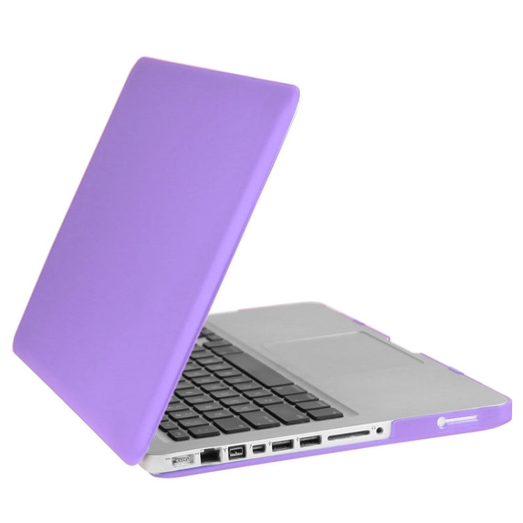 ENKAY for Macbook Pro 15.4 inch (US Version) / A1286 Hat-Prince 3 in 1 Frosted Hard Shell Plastic Protective Case with Keyboard Guard & Port Dust Plug(Purple) - MacBook Pro Cases by ENKAY | Online Shopping South Africa | PMC Jewellery | Buy Now Pay Later Mobicred