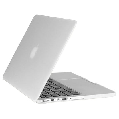 ENKAY for Macbook Pro Retina 15.4 inch (US Version) / A1398 Hat-Prince 3 in 1 Frosted Hard Shell Plastic Protective Case with Keyboard Guard & Port Dust Plug(White) - MacBook Pro Cases by ENKAY | Online Shopping South Africa | PMC Jewellery | Buy Now Pay Later Mobicred