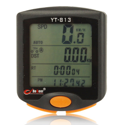 LCD Electronic Bicycle Speedometer (YT-813) - Speedometers by PMC TechLife | Online Shopping South Africa | PMC TechLife | Buy Now Pay Later Mobicred