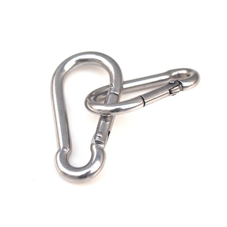 M5 Stainless Steel Carabiner Spring Hook Multi-tool Mountaineering Buckle Lock Camping Hook Rope, Inner Diameter: 4.9mm - Hooks by PMC TechLife | Online Shopping South Africa | PMC TechLife | Buy Now Pay Later Mobicred