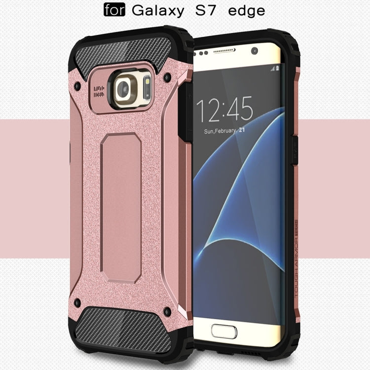 For Galaxy S7 Edge / G935 Tough Armor TPU + PC Combination Case (Rose Gold) - Galaxy Phone Cases by PMC TechLife | Online Shopping South Africa | PMC TechLife