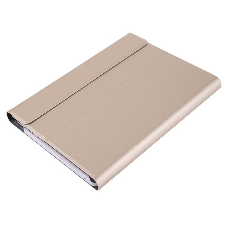 ABS Ultra-thin Split Bluetooth Keyboard Tablet Case for Huawei Honor 5 / T5 10.1 inch, with Bracket Function(Gold) - Huawei Keyboard by PMC TechLife | Online Shopping South Africa | PMC TechLife