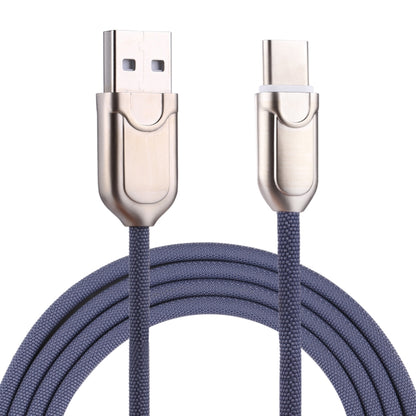 1m 2A USB-C / Type-C to USB 2.0 Data Sync Quick Charger Cable(Blue) - USB-C & Type-C Cable by PMC Jewellery | Online Shopping South Africa | PMC Jewellery