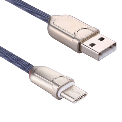 1m 2A USB-C / Type-C to USB 2.0 Data Sync Quick Charger Cable(Blue) - USB-C & Type-C Cable by PMC Jewellery | Online Shopping South Africa | PMC Jewellery