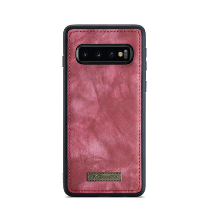 For Samsung Galaxy S10+ CaseMe-008 Detachable Multifunctional Flip Leather Phone Case(Red) - Galaxy Phone Cases by CaseMe | Online Shopping South Africa | PMC Jewellery | Buy Now Pay Later Mobicred