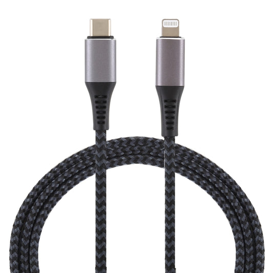 1m USB-C / Type-C to 8 Pin Nylon Braided Data Sync Fast Charging Cable - MFI Cable by PMC Jewellery | Online Shopping South Africa | PMC Jewellery | Buy Now Pay Later Mobicred