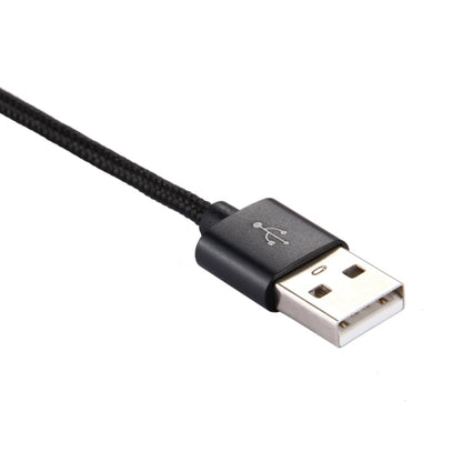 Knit Texture USB to USB-C / Type-C Data Sync Charging Cable, Cable Length: 1m, 3A Total Output, 2A Transfer Data(Black) - USB-C & Type-C Cable by PMC Jewellery | Online Shopping South Africa | PMC Jewellery | Buy Now Pay Later Mobicred