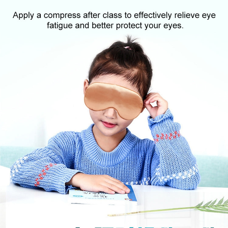 USB Charging Heating Silk Moxa Sleep Eye Mask (Pink) - Eye Masks by PMC TechLife | Online Shopping South Africa | PMC TechLife | Buy Now Pay Later Mobicred