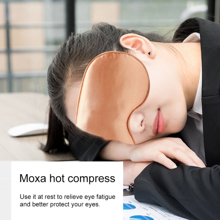 USB Charging Heating Silk Moxa Sleep Eye Mask (Pink) - Eye Masks by PMC TechLife | Online Shopping South Africa | PMC TechLife | Buy Now Pay Later Mobicred