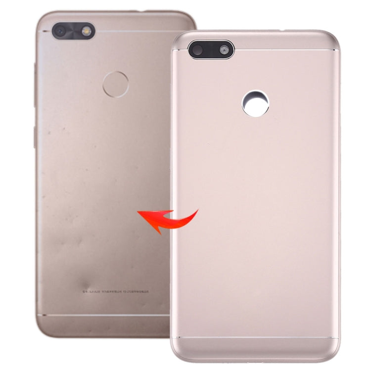 for Huawei Enjoy 7 / P9 Lite Mini / Y6 Pro (2017) Back Cover(Gold) - Back Cover by PMC Jewellery | Online Shopping South Africa | PMC Jewellery | Buy Now Pay Later Mobicred