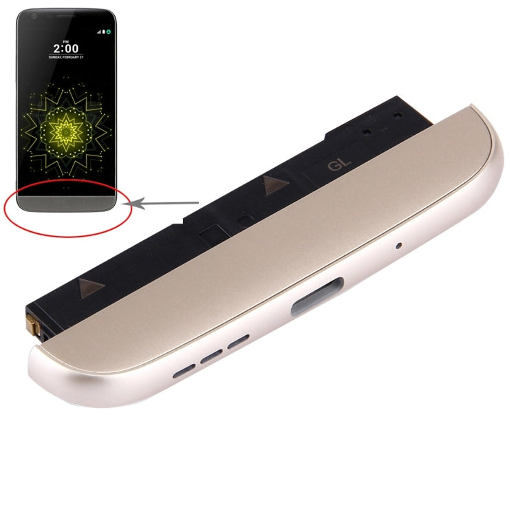 (Charging Dock + Microphone + Speaker Ringer Buzzer) Module for LG G5 / F700L (KR Version)(Gold) - For LG by PMC TechLife | Online Shopping South Africa | PMC TechLife | Buy Now Pay Later Mobicred