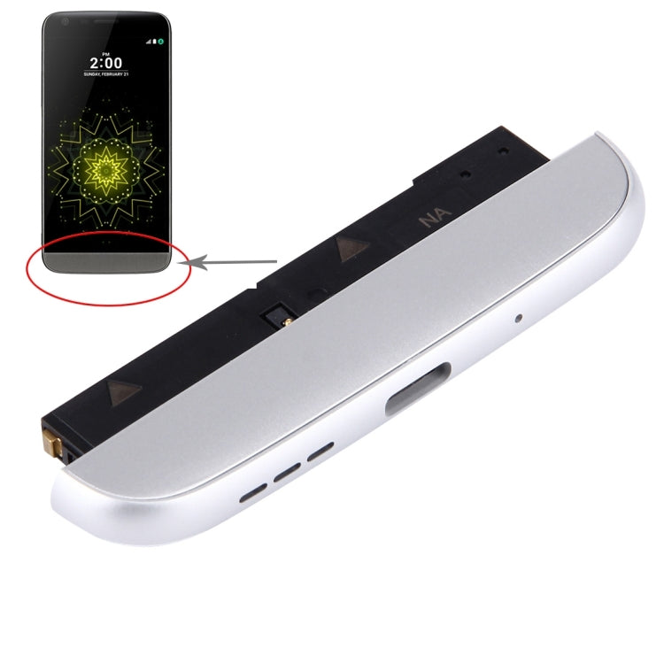 (Charging Dock + Microphone + Speaker Ringer Buzzer) Module for LG G5 / F700L (KR Version)(Silver) - For LG by PMC Jewellery | Online Shopping South Africa | PMC Jewellery | Buy Now Pay Later Mobicred