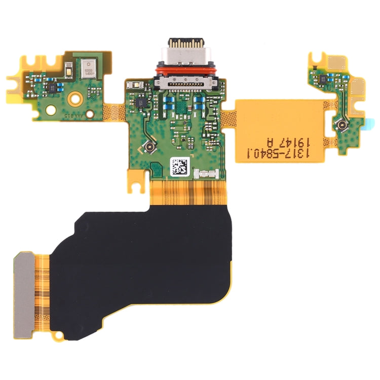 Original Charging Port Flex Cable + Microphone Flex Cable for Sony Xperia 1 - Flex Cable by PMC Jewellery | Online Shopping South Africa | PMC Jewellery