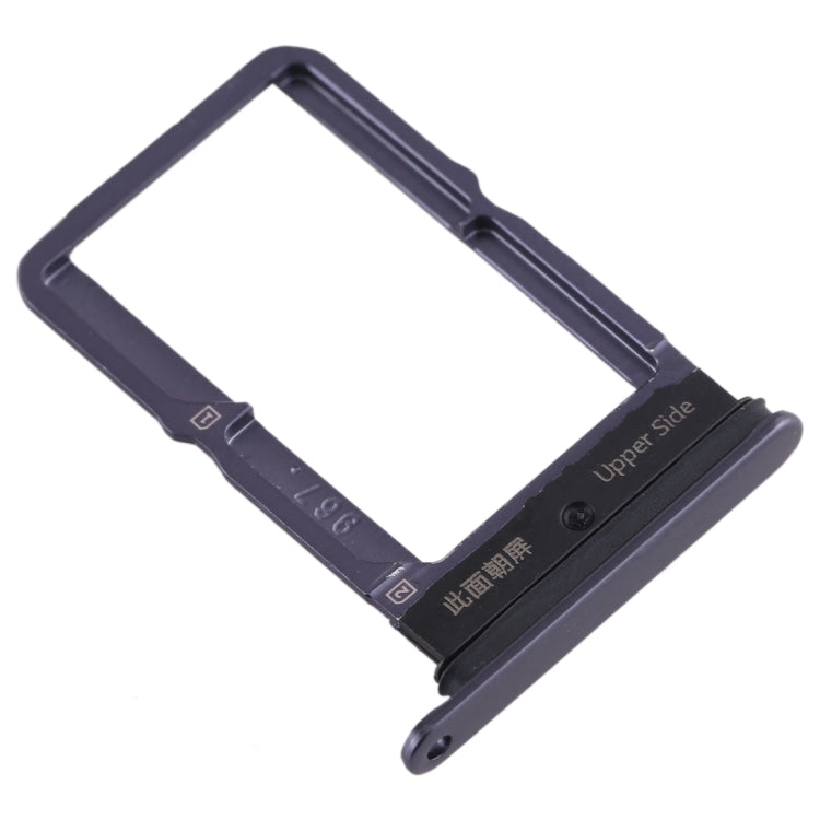 For vivo S5 SIM Card Tray + SIM Card Tray (Black) - Card Socket by PMc TechLife | Online Shopping South Africa | PMc TechLife | Buy Now Pay Later Mobicred