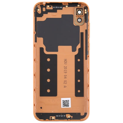 Battery Back Cover with Camera Lens & Side Keys for Huawei Y5 (2019)(Coffee) - Back Cover by PMC Jewellery | Online Shopping South Africa | PMC Jewellery | Buy Now Pay Later Mobicred