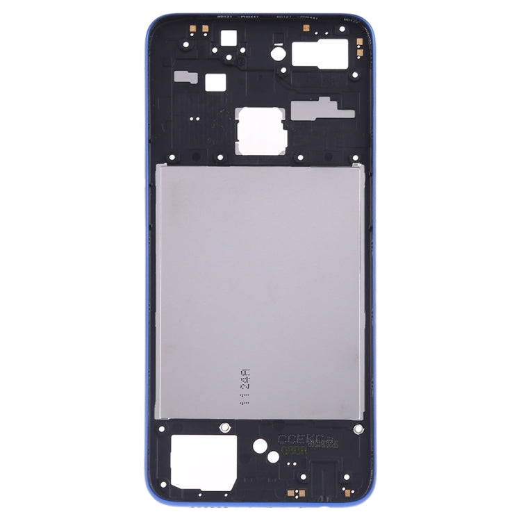 For OPPO F9 / A7X Middle Frame Bezel Plate (Blue) - Frame Bezel Plate by PMC Jewellery | Online Shopping South Africa | PMC Jewellery | Buy Now Pay Later Mobicred